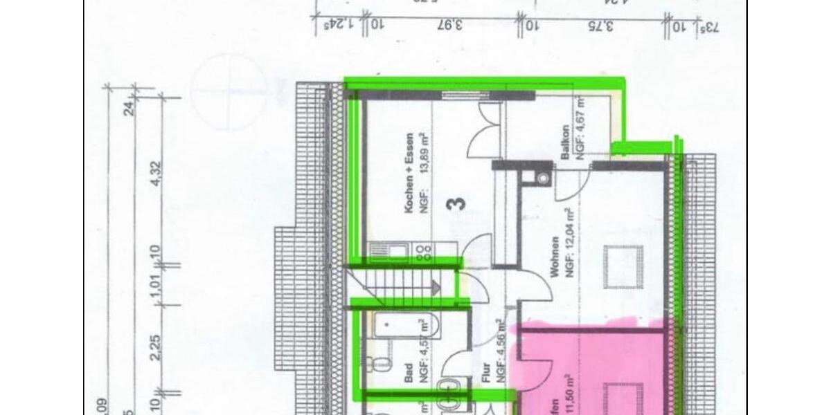 Etagenwohnung Kernen im Remstal - 2 Zimmer, 12 m&sup2;, 330&euro; | Angebot:26507748