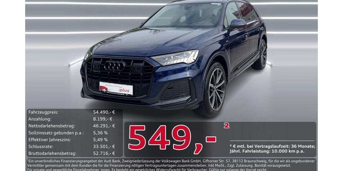 Audi Q7 74.354 km 54.490 &euro; Ingolstadt 85057