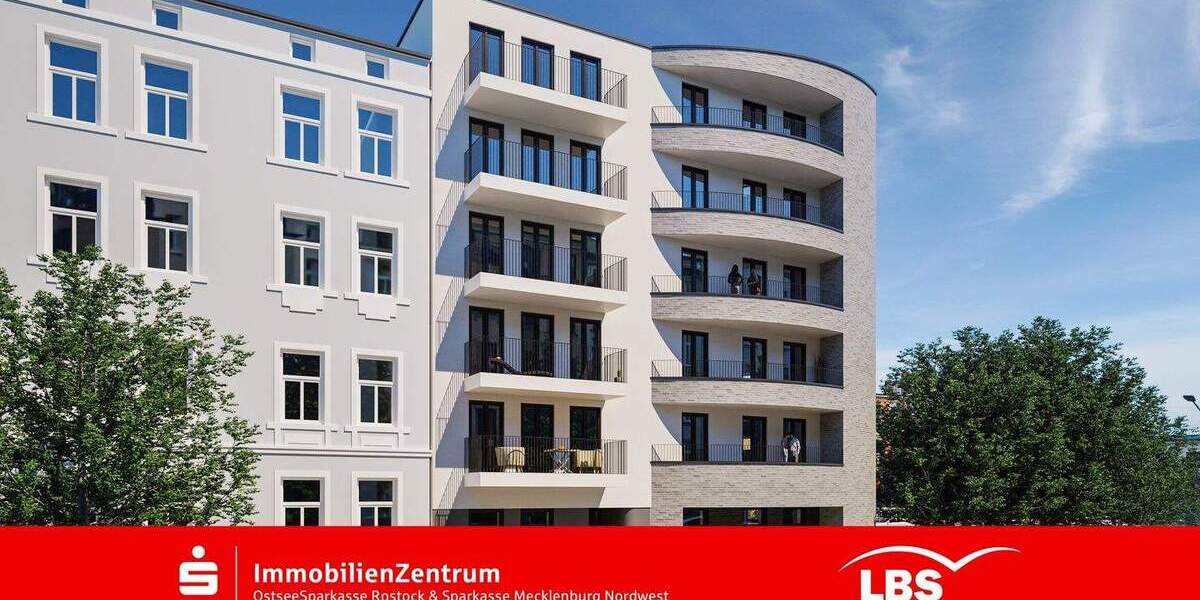 Etagenwohnung Rostock Kröpeliner Tor-Vorstadt - 3 Zimmer, 70 m&sup2;, 385.000&euro; | Angebot:25336442