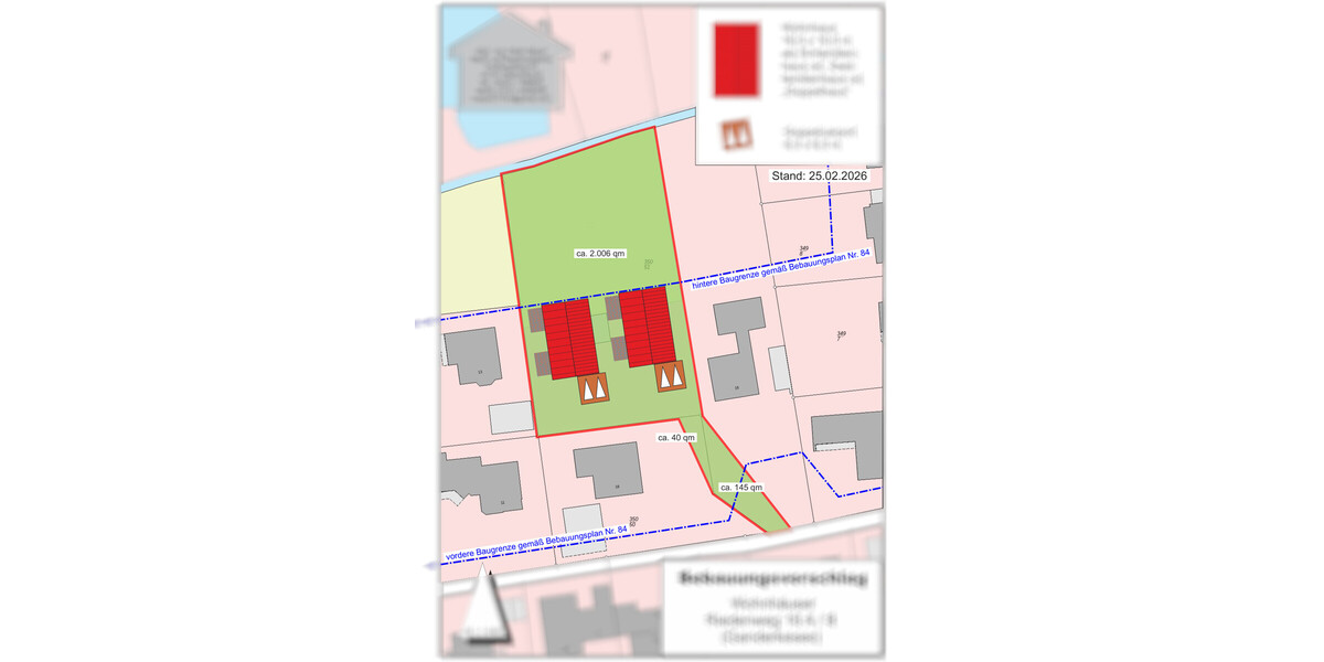 Ganderkesee Großzügiges Baugrundstück für 4 Wohneinheiten in begehrter Wohnlage - Grundstück Ganderkesee | Angebot:26262589