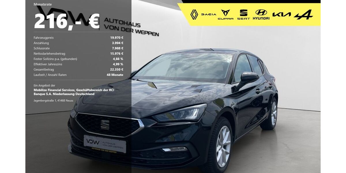 Seat Leon 11.490 km 19.970 &euro; Oberschopfheim 77948