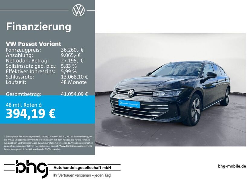 VW Passat Variant 15.296 km 36.260 € Balingen 72336