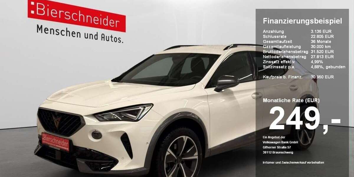 Cupra Formentor 35.485 km 30.950 &euro; Regensburg 93055