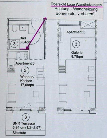 Erdgeschoßwohnung Augsburg Innenstadt - 1.5 Zimmer, 32 m&sup2;, 580&euro; | Angebot:26050489