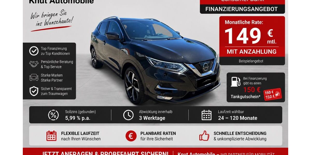 Nissan Qashqai 107.800 km 14.699 &euro; Lübbecke 32312