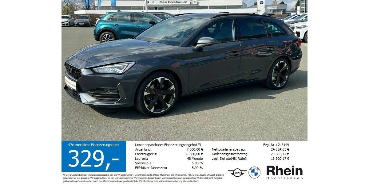 Cupra Leon 29.000 km 28.830 &euro; Hof 95032