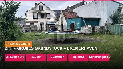 ZFH + GROßES GRUNDSTÜCK  LEHE - Haus Bremerhaven Lehe | Angebot:27082360