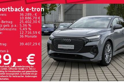 Audi Q4 e-tron 41.201 km 36.289 &euro; München 80935