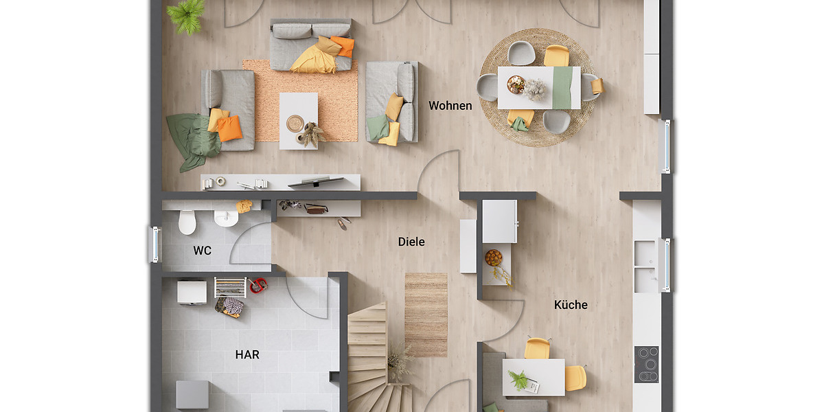 Einfamilienhaus Schloßvippach - 5 Zimmer, 169 m&sup2;, 399.520&euro; | Angebot:25866252