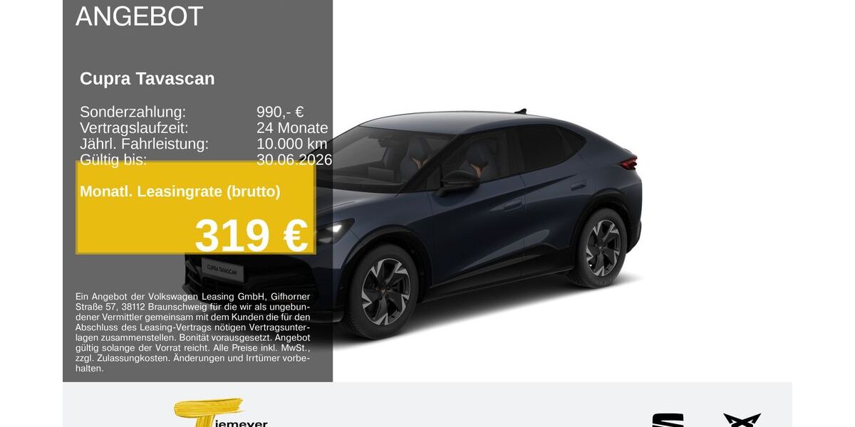 Cupra Tavascan 17.008 km 40.870 &euro; Lüdenscheid 58513