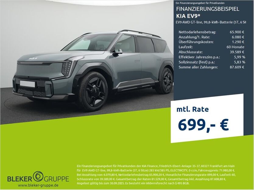 Kia EV9 5.500 km 71.880 € Borken 46325
