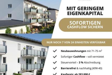 Wohnung Plattling - 3 Zimmer, 72 m&sup2;, 283.100&euro; | Angebot:9095505