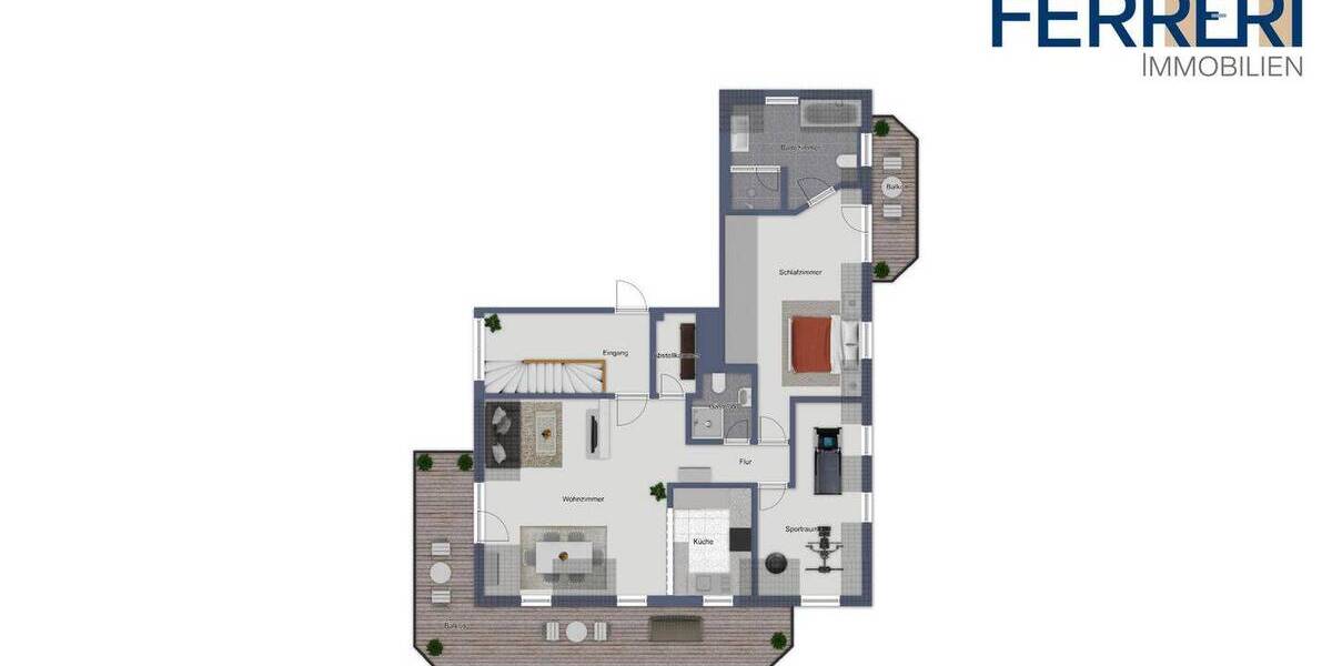 Etagenwohnung Mörfelden-Walldorf Walldorf - 3 Zimmer, 131 m&sup2;, 579.980&euro; | Angebot:26862661