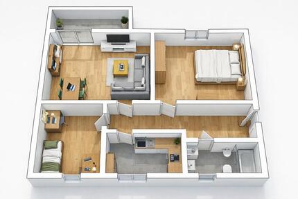 Wohnung Cadolzburg - 3 Zimmer, 72 m&sup2;, 995&euro; | Angebot:26232090