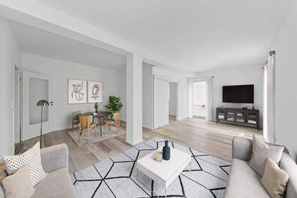 Exklusives Wohnen im Zentrum: 4 Raum Wohnung mit Balkon - Erstbezug- bester Blick über die Stadt 4 zimmer