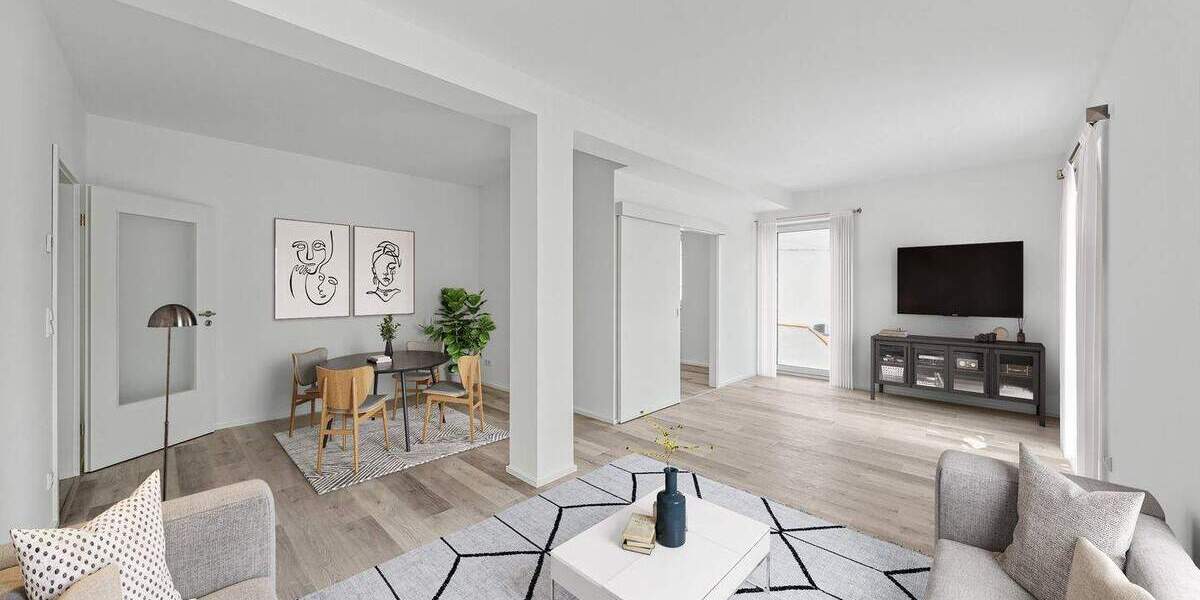 Exklusives Wohnen im Zentrum: 4 Raum Wohnung mit Balkon - Erstbezug- bester Blick über die Stadt 4 zimmer