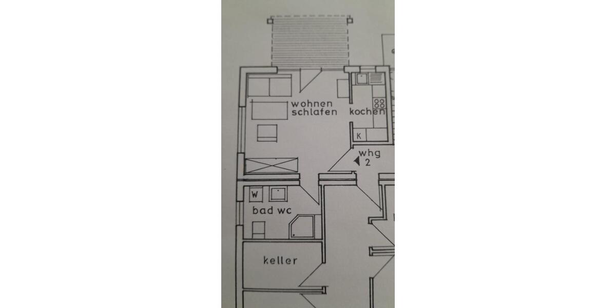 Erdgeschoßwohnung Idstein - 1 Zimmer, 40 m&sup2;, 360&euro; | Angebot:25512374