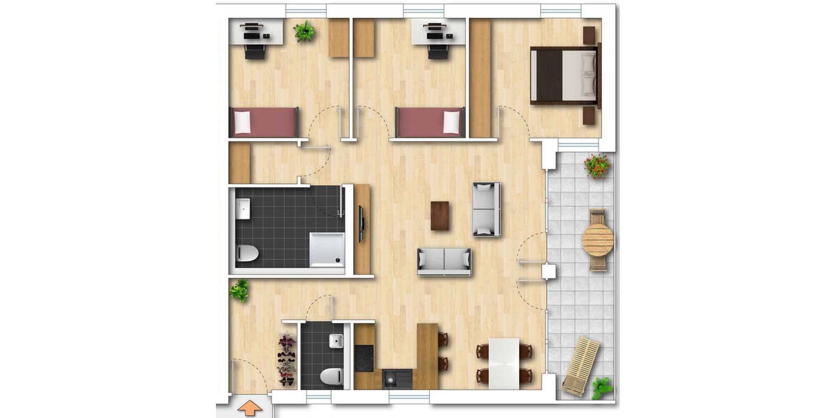 Etagenwohnung Süßen - 4 Zimmer, 102 m&sup2;, 524.900&euro; | Angebot:25738577