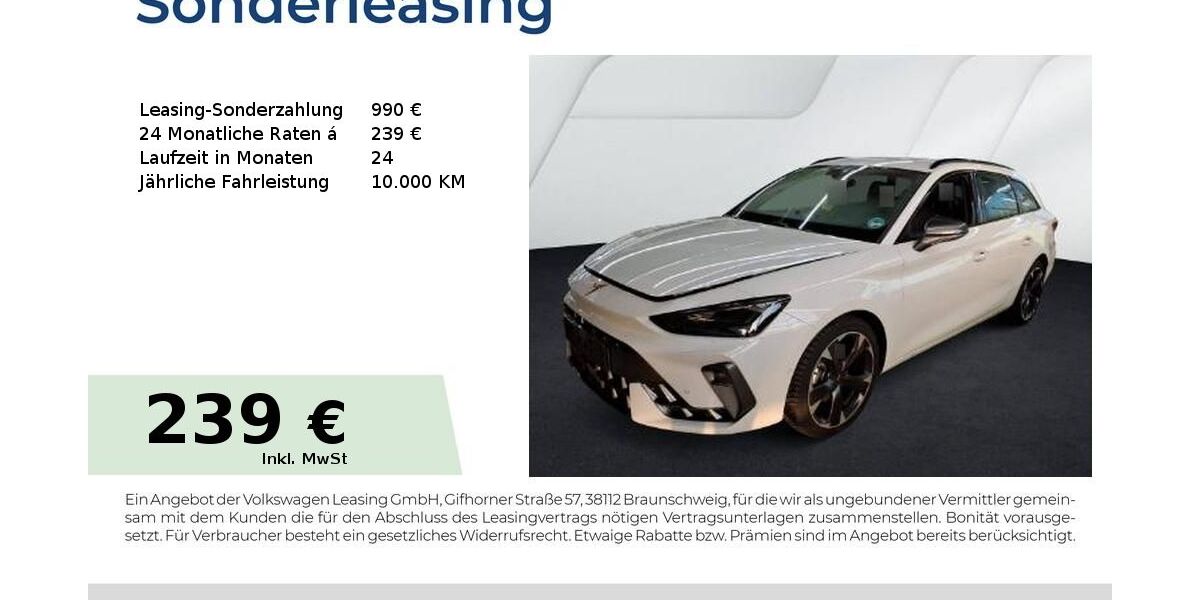 Cupra Leon 21.100 km 30.950 &euro; Schwabach 91126