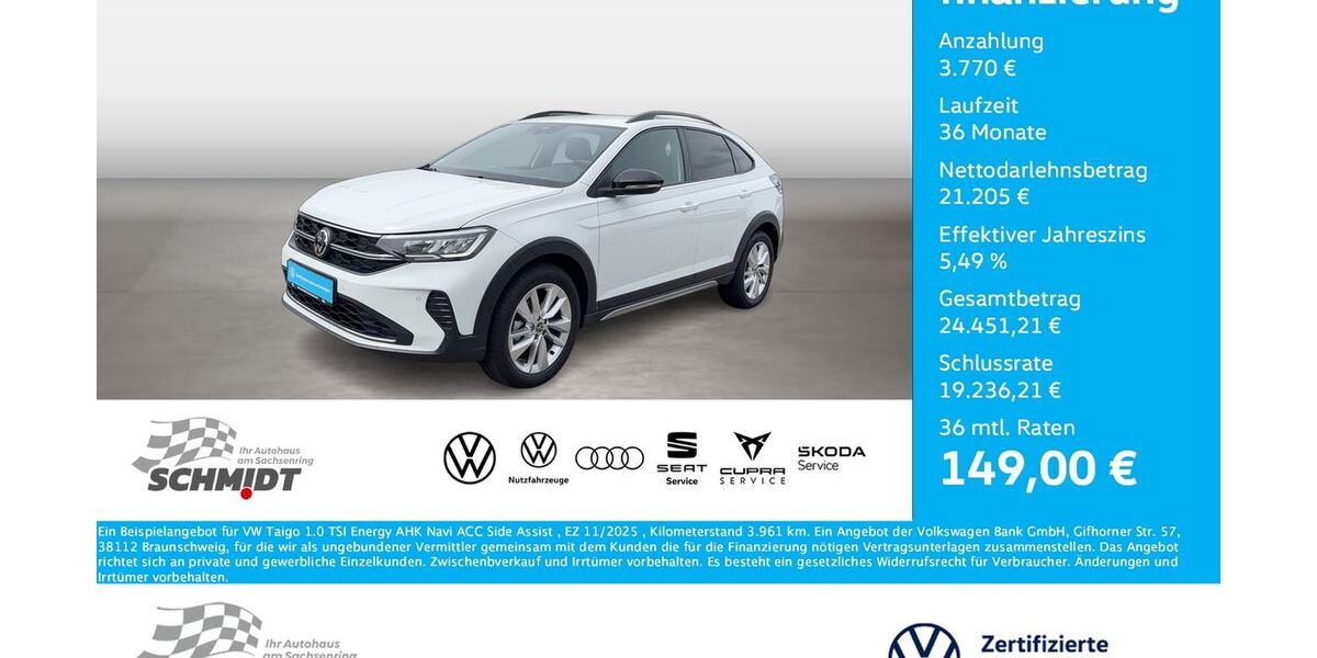 VW Taigo 3.961 km 24.975 &euro; Bernsdorf 09337