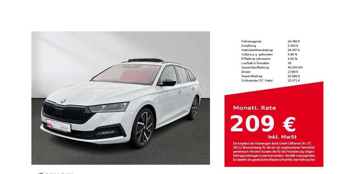 Skoda Octavia 72.105 km 26.480 € Bielefeld 33609