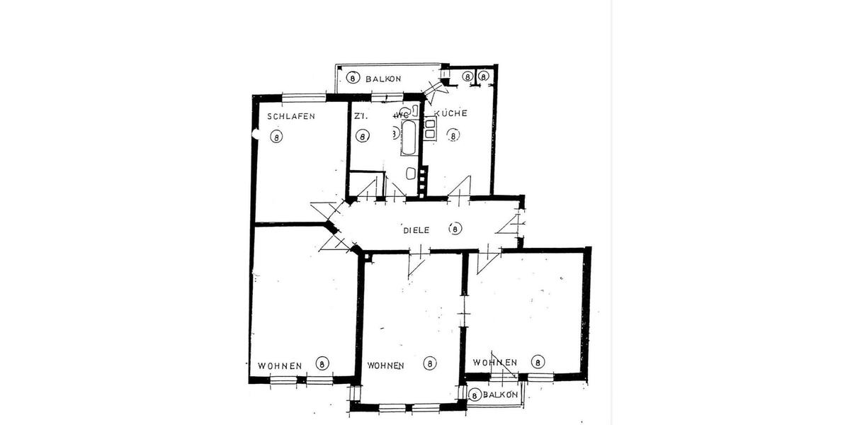 Etagenwohnung Kiel Blücherplatz - 4 Zimmer, 143 m&sup2;, 689.000&euro; | Angebot:27428049