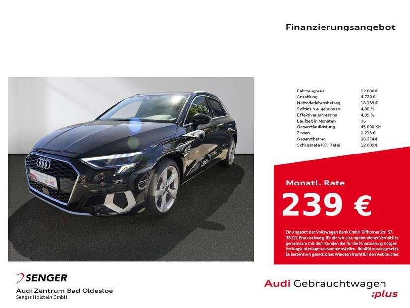 Audi A3 44.400 km 22.880 € Bad Oldesloe 23843