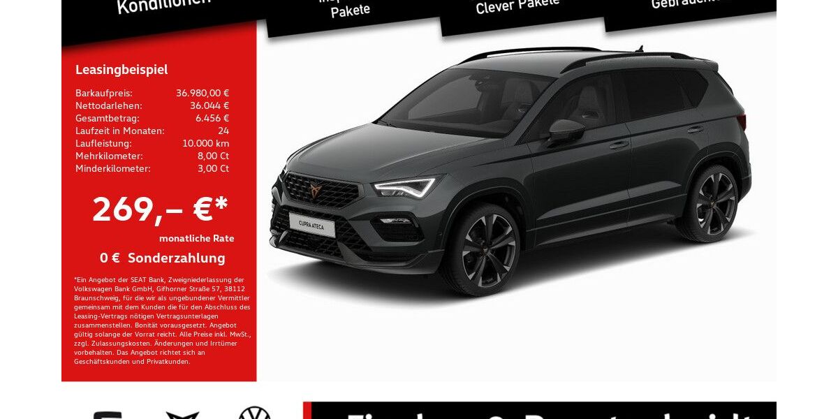 Cupra Ateca 17.372 km 36.980 &euro; Lohmar 53797