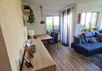 3 Raum Wohnung Teilmöbliert