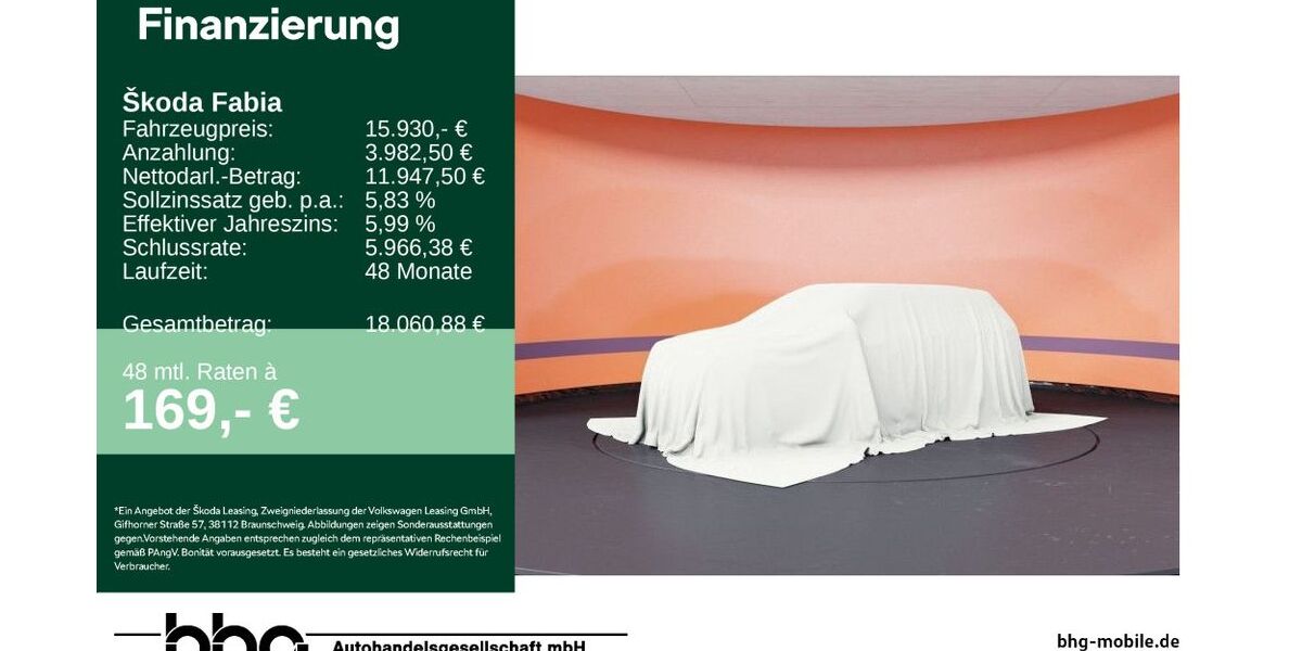 Skoda Fabia 14.877 km 15.930 &euro; Göppingen 73037