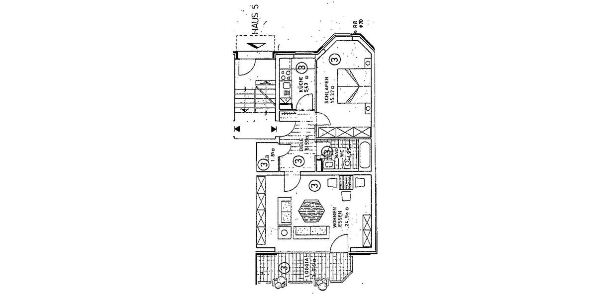 Etagenwohnung Mönchengladbach Rheydt-West - 2 Zimmer, 65 m&sup2;, 145.000&euro; | Angebot:26685901