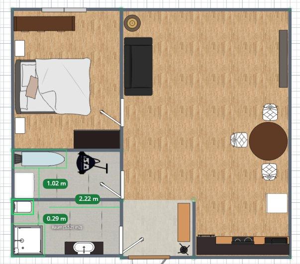 Etagenwohnung Kalkar - 2 Zimmer, 65 m&sup2;, 542&euro; | Angebot:26261727