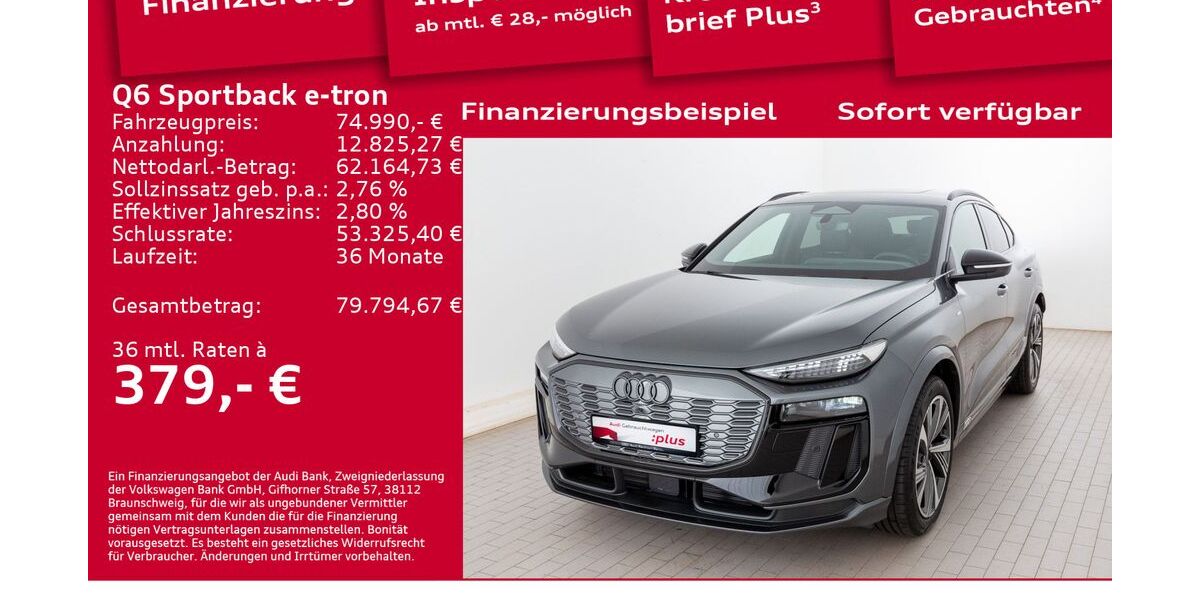 Audi Q6 e-tron 6.001 km 74.800 &euro; Berlin 12489