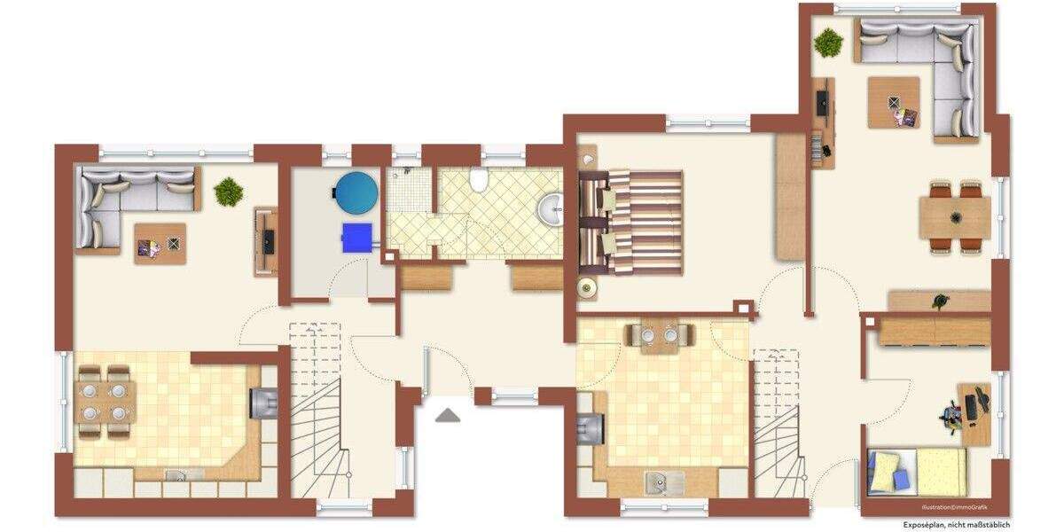 Selbst bewohnen oder vermieten: Zweifamilienhaus in ruhiger Siedlungslage 9 zimmer