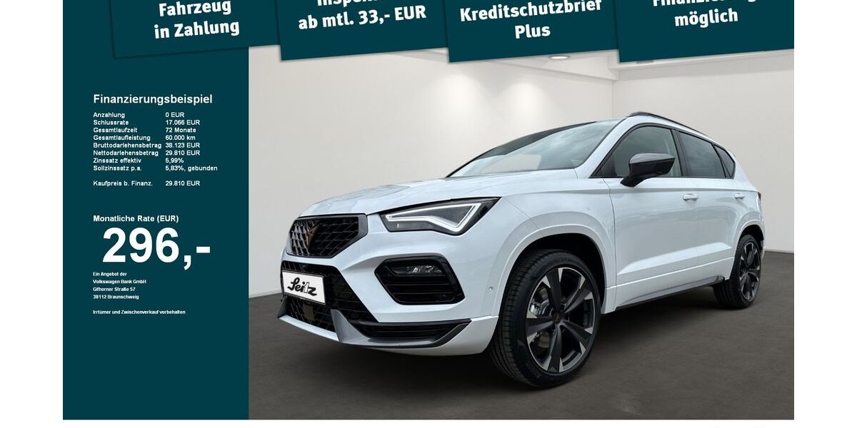 Cupra Ateca 40.000 km 28.579 &euro; Memmingen 87700