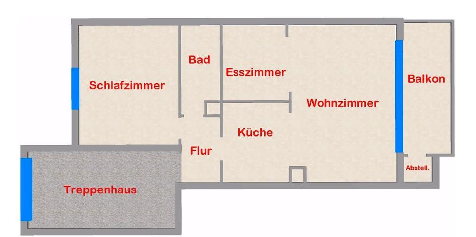 Etagenwohnung Friedrichskoog - 2.5 Zimmer, 61 m&sup2;, 205.000&euro; | Angebot:26335012