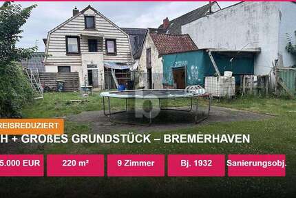 Haus Bremerhaven Lehe - 9 Zimmer, 220 m&sup2;, 199.000&euro; | Angebot:27351951