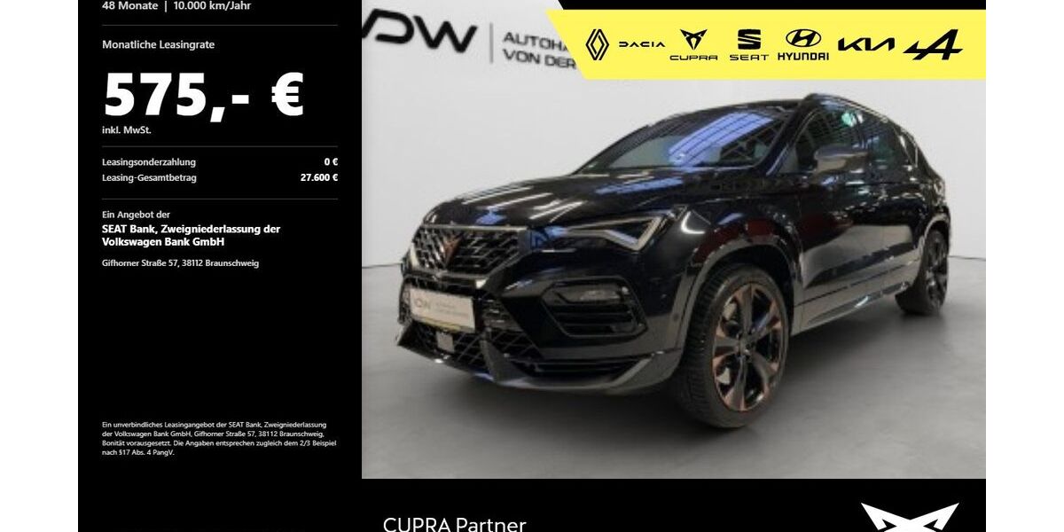 Cupra Ateca 21.300 km 39.480 &euro; Heilbronn 74076
