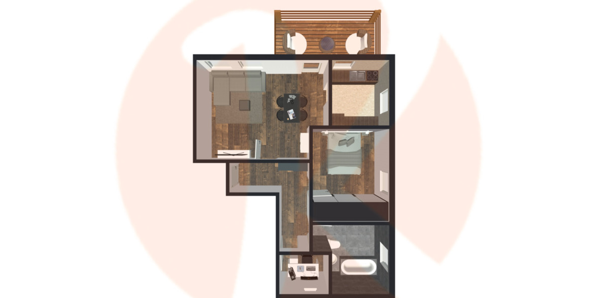 2,5-Zimmer-Wohnung mit Balkon und Carport in Gleußen 2 zimmer