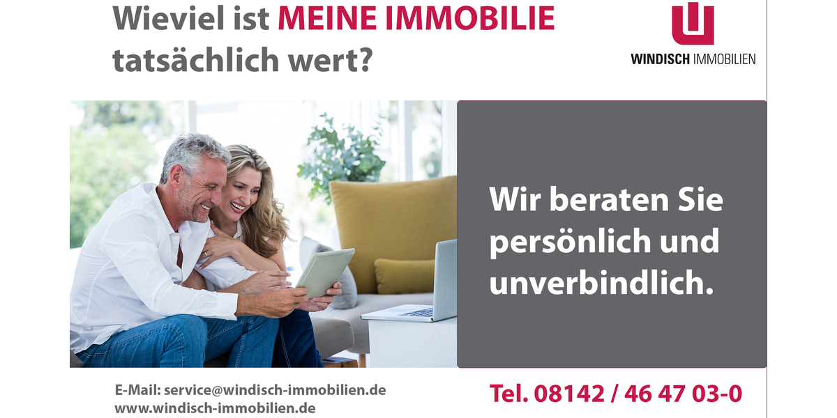 WINDISCH IMMOBILIEN - Für Kapitalanleger - gepflegtes Zweifamilienhaus auf großem Grundstück - Zweifamilienhaus Gernlinden Gernlinden | Angebot:26447295