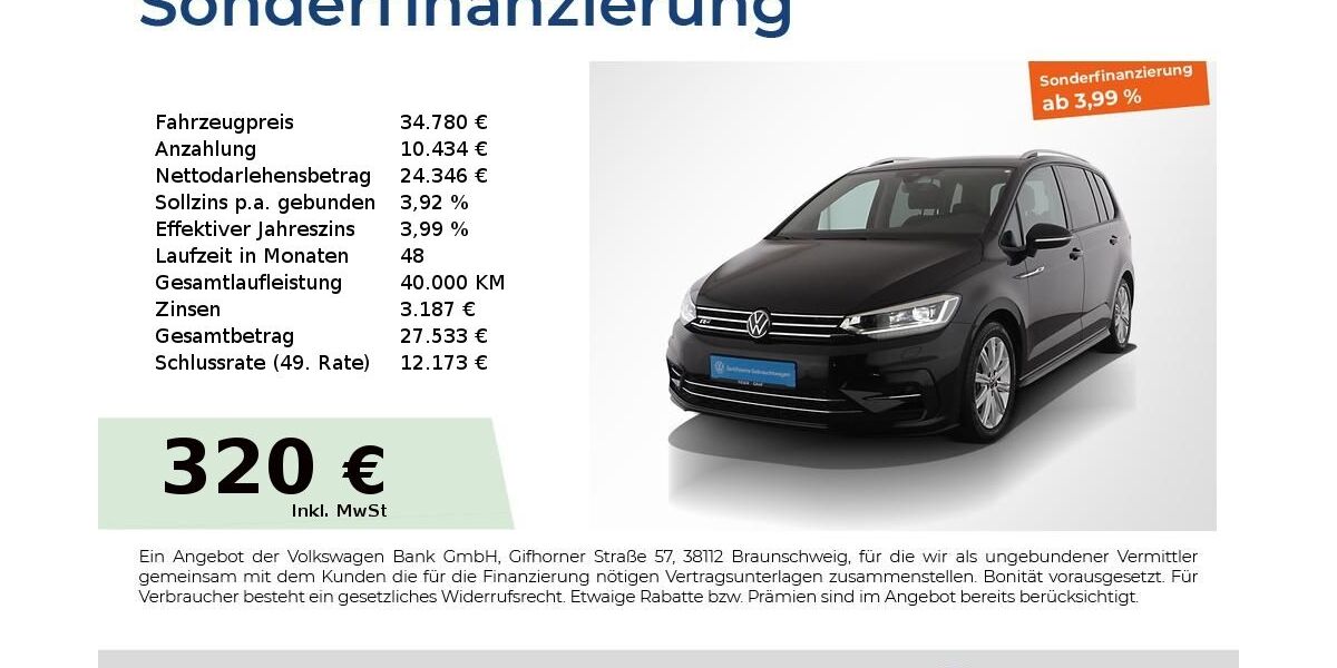 VW Touran 26.450 km 32.420 &euro; Nürnberg 90441