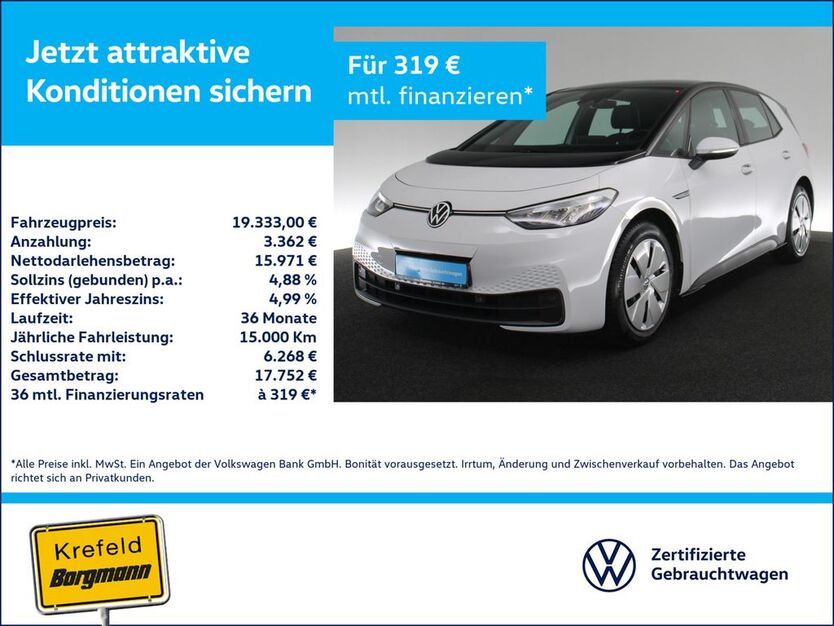 VW ID.3 48.000 km 19.333 € Krefeld 47803
