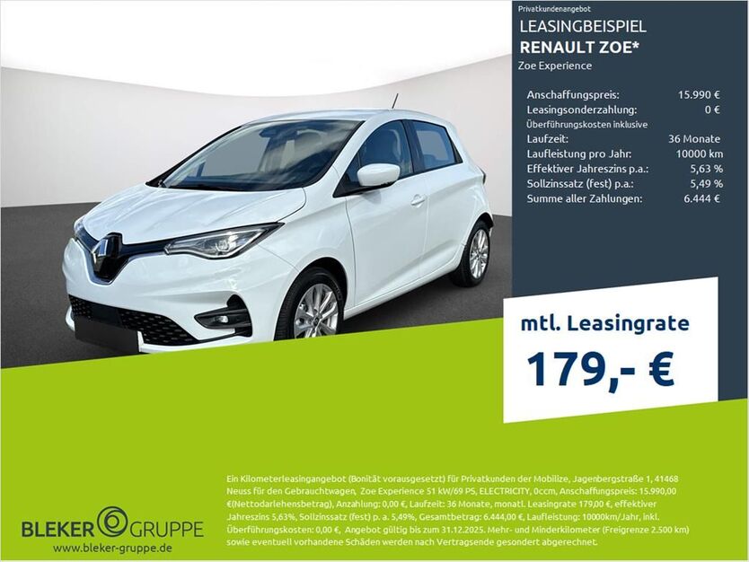 Renault ZOE 11.581 km 15.990 € Münster - Amelsbüren 48163