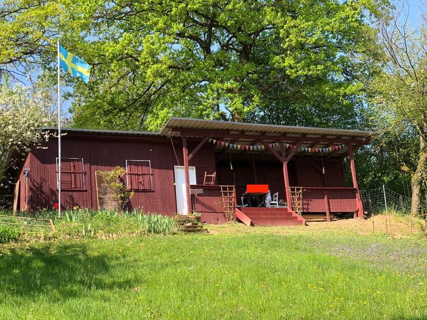 Wochenendhaus Ferienhaus 950qm Mainblick Rarität Schwedenhaus