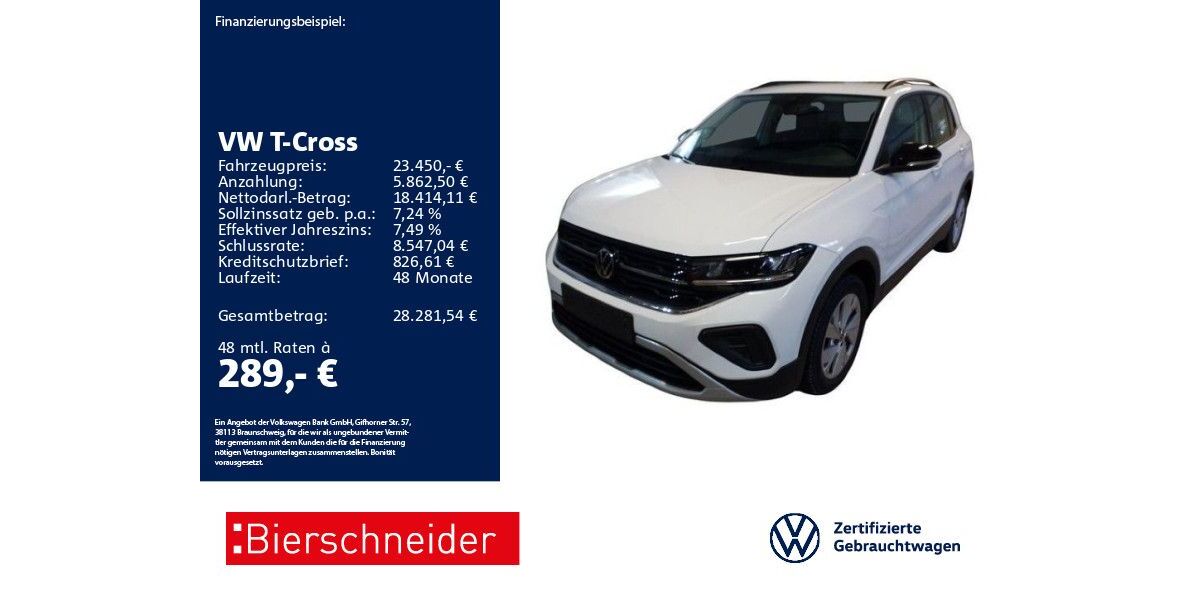 VW T-Cross 8.747 km 23.450 &euro; Aalen 73431