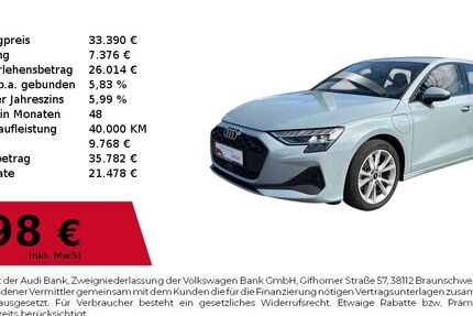 Audi A3 11.920 km 33.390 &euro; Dessau-Roßlau 06844