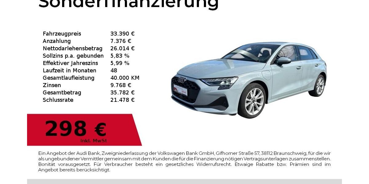 Audi A3 11.920 km 33.390 &euro; Dessau-Roßlau 06844