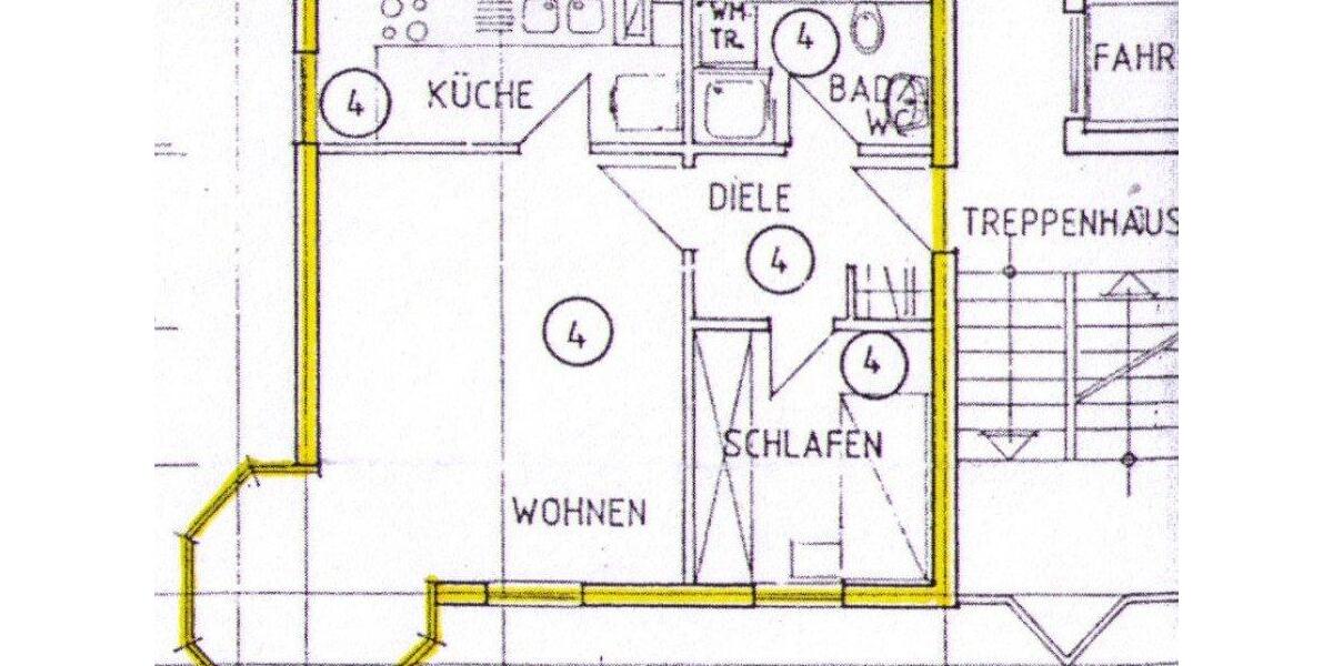 Etagenwohnung Falkenstein/Vogtland Vogtland - 2 Zimmer, 45 m&sup2;, 45.000&euro; | Angebot:26854342