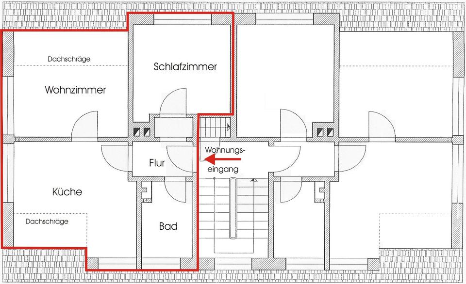 Etagenwohnung Unterwellenborn - 2 Zimmer, 35 m&sup2;, 204&euro; | Angebot:25342156