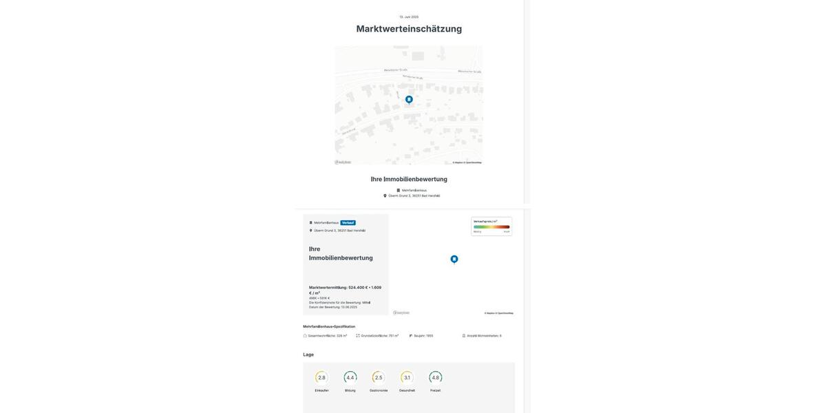 Etagenwohnung Bad Hersfeld - 3 Zimmer, 69 m&sup2;, 129.000&euro; | Angebot:26864571